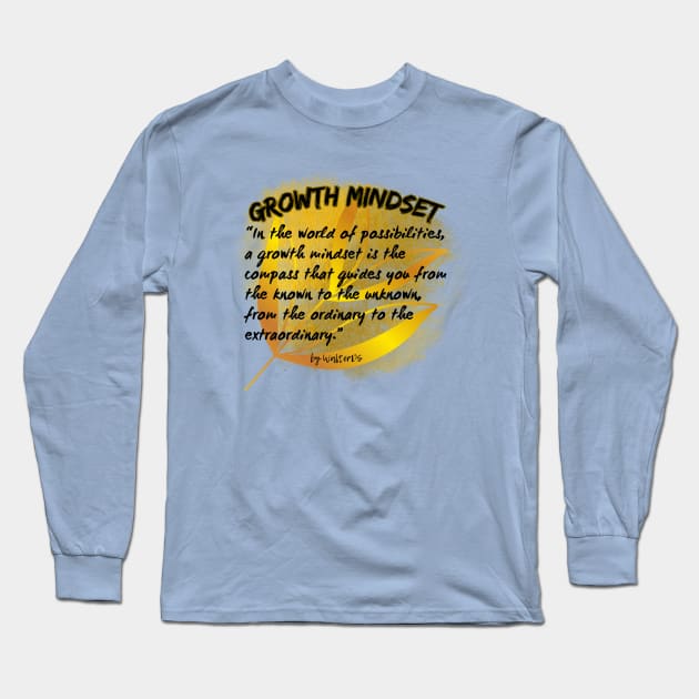 GROWTH MINDSET | World of possibilities Long Sleeve T-Shirt by WalterDS 